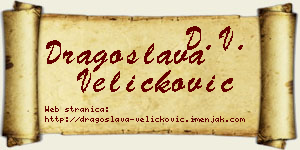Dragoslava Veličković vizit kartica
